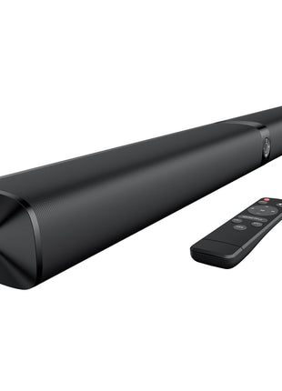 Sound Bar for Smart TV, Soundbar with Bluetooth/ARC/Opt/AUX Connect, Auto Volume Boost, 3 Equalizer Modes, 2 in 1 Detachable Soundbar for TV/PC/Gaming/Projectors