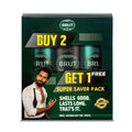 Brut Original and Musk Deodorant Spray for Men, Long-Lasting Masculine Fragrance,, 200 ml (Buy 2 Get 1)