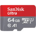 SanDisk Ultra 64GB UHS-I microSDXC Memory Card with SD Adapter