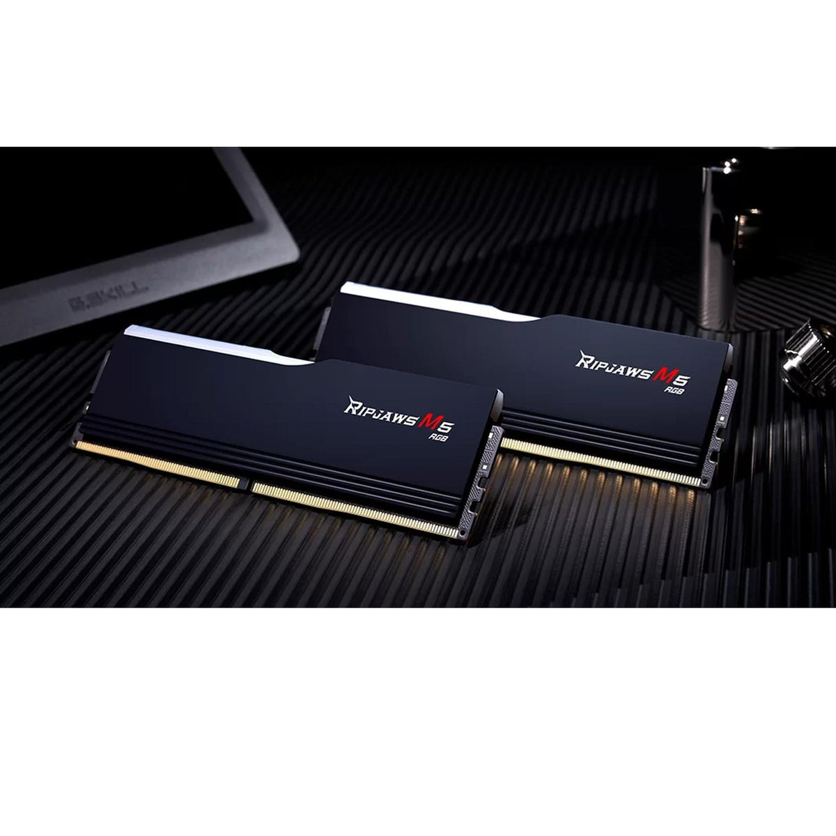 G.Skill Ripjaws M5 RGB (Intel XMP) 32GB (2 x 16GB) DDR5 6000 MHz CL36-36-36-96 1.35V Desktop Memory RAM - F5-6000J3636F16GX2-RM5RK - Black