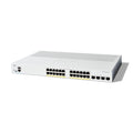 Cisco Catalyst 1300-24P-4G Managed Switch, 24 Port GE, PoE, 4x1GE SFP, Limited Lifetime Protection (C1300-24P-4G)