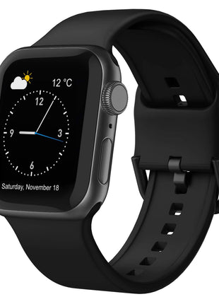 Sport Band Compatible with Apple Watch Bands 49mm 46mm 45mm 44mm 42mm 41mm 40mm 38mm, Soft Silicone Replacement Strap with Classic Clasp for iWatch Series 11 10 9 8 7 6 5 4 3 2 1 SE Ultra Women Men