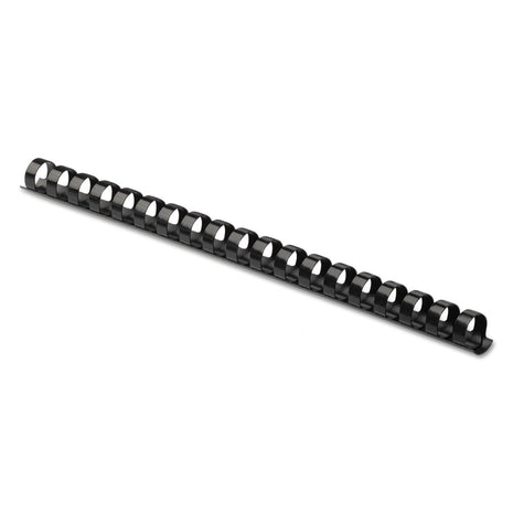 Fellowes Plastic Binding Comb 3/8 inch Black, 100Pack