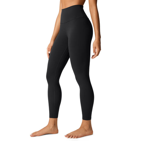 CRZ YOGA Womens Butterlift High Waisted Workout Leggings 25 inch - Pilates Gym Athletic Yoga Pants Buttery Soft Black Medium