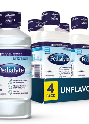 Pedialyte Electrolyte Drink, Unflavored Hydration Drink