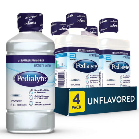 Pedialyte Electrolyte Drink, Unflavored Hydration Drink