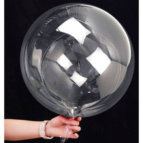 20 Inch Bobo Balloons, 10 Pcs Clear Bobo Balloon, Large Bubble Balloons | Transparent Bubble Balloon for Christmas Wedding Birthday Party Decoration
