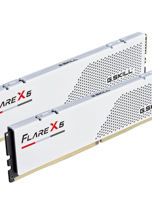G.SKILL Flare X5 Series DDR5 RAM (AMD EXPO) 32GB (2x16GB) 6000MT/s CL28-36-36-96 1.40V Desktop Computer Memory U-DIMM - Matte White (F5-6000J2836G16GX2-FX5W)