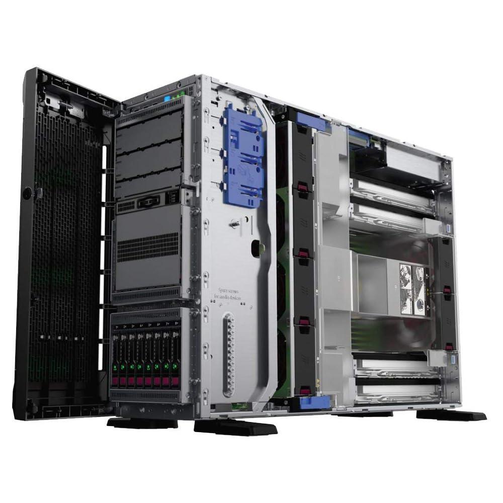 HPE ProLiant ML350 Gen10 Tower Server Bundle with Dual Xeon 6148 2.40 GHz, 256GB DDR4 Memory, 7.68TB Enterprise SSD Storage, RAID, Dual Power, iLO