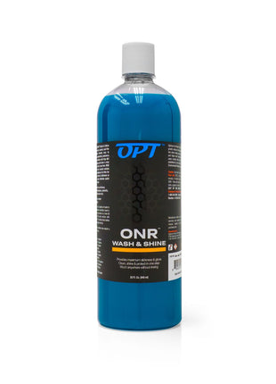 Optimum No Rinse Wash and Shine Version 5 - ONR Rinseless Car Wash Soap for Auto Detailing, Use On Paint, Ceramic Coatings, Glass, Interior (32 Oz)