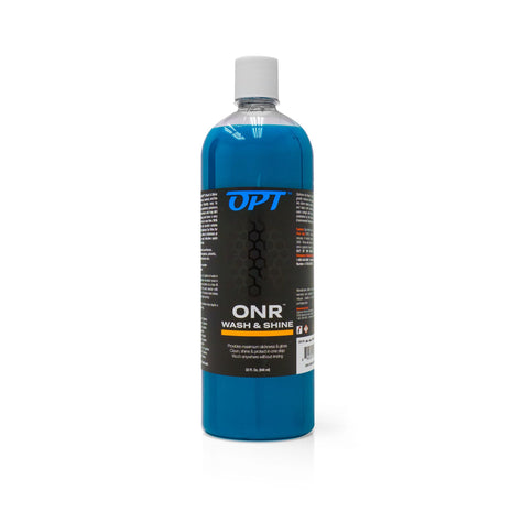 Optimum No Rinse Wash and Shine Version 5 - ONR Rinseless Car Wash Soap for Auto Detailing, Use On Paint, Ceramic Coatings, Glass, Interior (32 Oz)