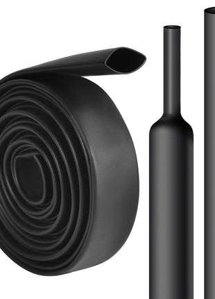 1/2 Inch(12.7mm) Heat Shrink Tubing - 10 Ft 3:1Ratio Waterproof Heat Shrink Tubing,1/2" Pre-Shrink Diameter,0.17" Shrunk, Adhesive Lined, Dual Wall Adhesive Shrinkable Wire Wrap Tube