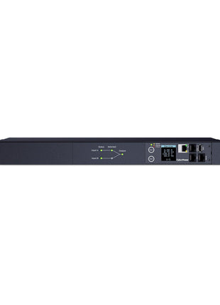 CyberPower PDU44001 Switched ATS PDU | 100-120V, 15A (Derated to 12A), 10 Outlets, 1U Rackmount