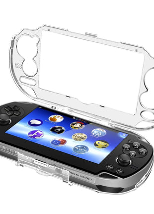 TNP Clear Hard Case for PS Vita 1000 - Protective Transparent Cover for Sony PSV 1000, Full Crystal Clear Case for PSVita PCH 1000 Model, Snap-in Protector With Clear Display