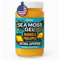 Biolore Sea Moss Gel Mango-Pineapple Made in USA Raw Wildcrafted Irish Seamoss Essential Vitamins Trace Minerals Vegan Superfood, Jam, Jelly & Sweet Spread Gifts (Mango-Pineapple 8OZ)