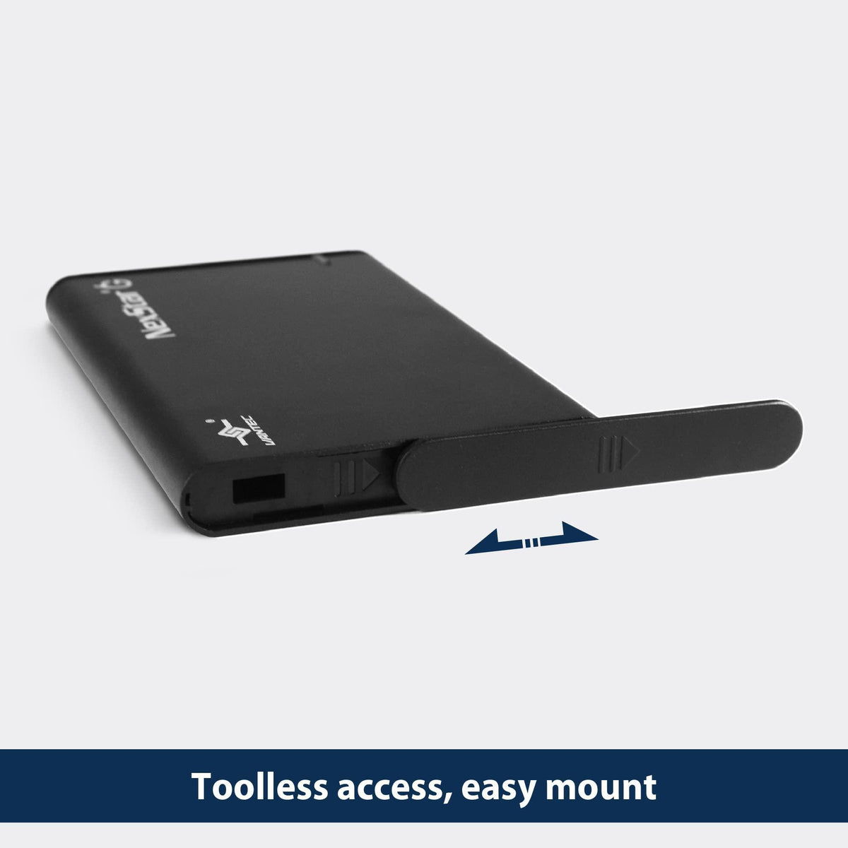 NexStar 6G, 2.5” SATA III to USB 3.2 Gen1 External SSD/HDD Enclosure, ID: Black