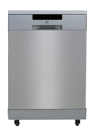 SPT SD-6513SSA 24′′ Wide Portable Dishwasher with ENERGY STAR, 6 Wash Programs, 10 Place Settings and Stainless Steel Tub – Stainless