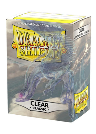 Dragon Shield | Standard Size Card Classic Sleeves | 100 CT - Smooth & Tough Premium TCG Sleeves - Compatible with Pokemon, Flesh & Blood, One Piece & Magic The Gathering | Clear