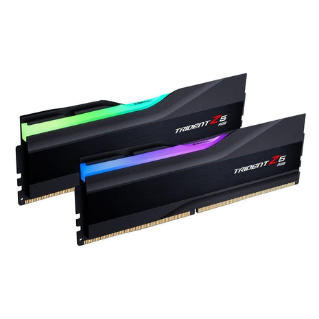 G.SKILL Trident Z5 RGB Series DDR5 RAM (Intel XMP 3.0) 32GB (2x16GB) 8000MT/s CL38-48-48-128 1.45V Desktop Computer Memory U-DIMM - Matte Black (F5-8000J3848H16GX2-TZ5RK)