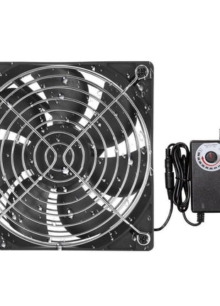 Pano-Mounts 12025ACIP1PACKC 120 x 25 mm 12V Moisture-Proof Small Computer Muffin Exhaust Vent Fan Black