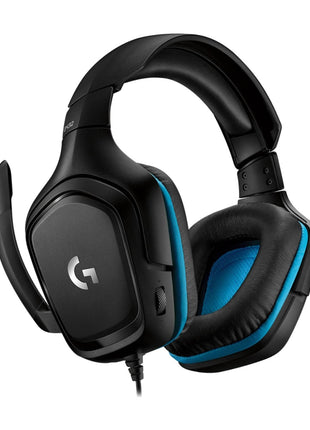 Logitech G432 Wired Gaming Headset - Black | DTS Headphone:X 2.0, 50 mm audio drivers, USB and 3.5 mm jack, Flip-to-Mute mic, PC compatible