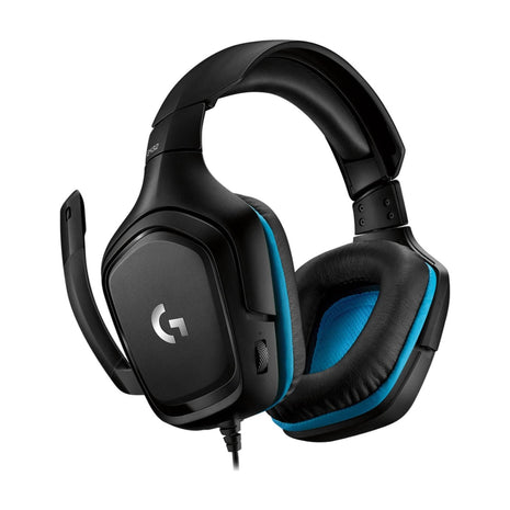 Logitech G432 Wired Gaming Headset - Black | DTS Headphone:X 2.0, 50 mm audio drivers, USB and 3.5 mm jack, Flip-to-Mute mic, PC compatible