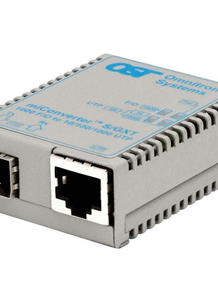 miConverter/s 10/100/1000 Gigabit Ethernet Fiber Media Converter RJ45 SFP - 1 x 10/100/1000BASE-T; 1 x 1000BASE-X; USB/US AC Powered