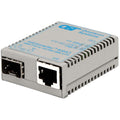 miConverter/s 10/100/1000 Gigabit Ethernet Fiber Media Converter RJ45 SFP - 1 x 10/100/1000BASE-T; 1 x 1000BASE-X; USB/US AC Powered