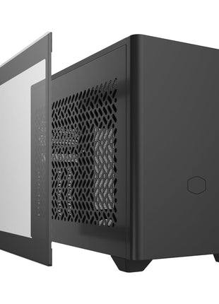 Cooler Master NR200P V2 Mini-ITX PC Case Ready, SFX Fit PSU Ready to Install, 280mm AIO Support, 357mm Vertical GPU Mount, Designed Ready Nvidia RTX 5090 | AMD RX 9070 XT, Tempered Glass, DIY