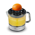 Elite Gourmet ETS623 BPA-Free Electric Citrus Juicer, Compact, Large Volume, Pulp Control, Oranges, Lemons, Limes, Grapefruits with Easy Pour Spout, 24oz, Black/Stainless Steel