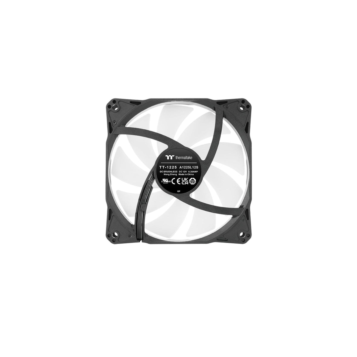 Thermaltake LE120 ARGB PWM Fan (3 Pack), PWM controlled 500~1500 rpm, 5V Motherboard Sync, 16.8 Million Colors 9 Addressable LEDs, Airflow 66.1 CFM, 120mm Hydraulic Bearing, Case Fan, CL-F204-PL12SW-A