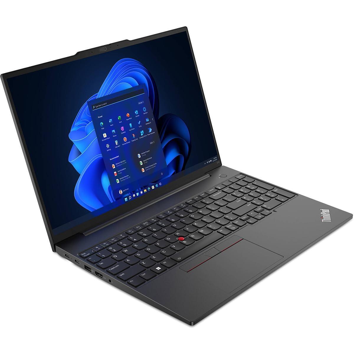 Lenovo ThinkPad E16 Gen 1 21JN0040US 16" Touchscreen Notebook - WUXGA - Intel Core i5 13th Gen i5-1335U - 16 GB - 512 GB SSD - English Keyboard - Graphite Black