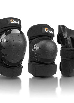 JBM Adult & Kids Knee Pads Elbow Pads and Wrist Guards for Inline Skating, Roller Skating, Skateboarding, Scootering