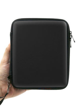 ADVcer 2DS Case, EVA Waterproof Hard Shield Protective Carrying Case with Hand Wrist Strap and Double Zipper Compatible with Nintendo 2DS (Black)