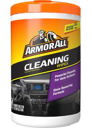 Armor All Car Cleaning Wipes, Wipes for Car Interior and Car Exterior, 90 Wipes Each