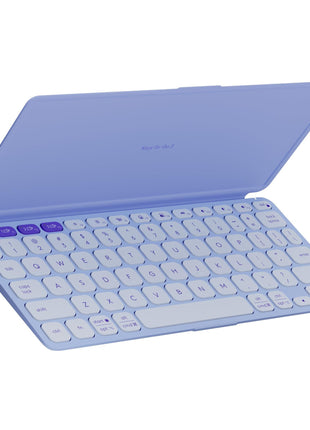Logitech Keys-to-GO 2 Portable Bluetooth Tablet Keyboard with Built-in Cover, Slim & Compact Wireless Keyboard for Windows, Android, Linux, iPad, iPhone, Mac, Apple TV - Lilac