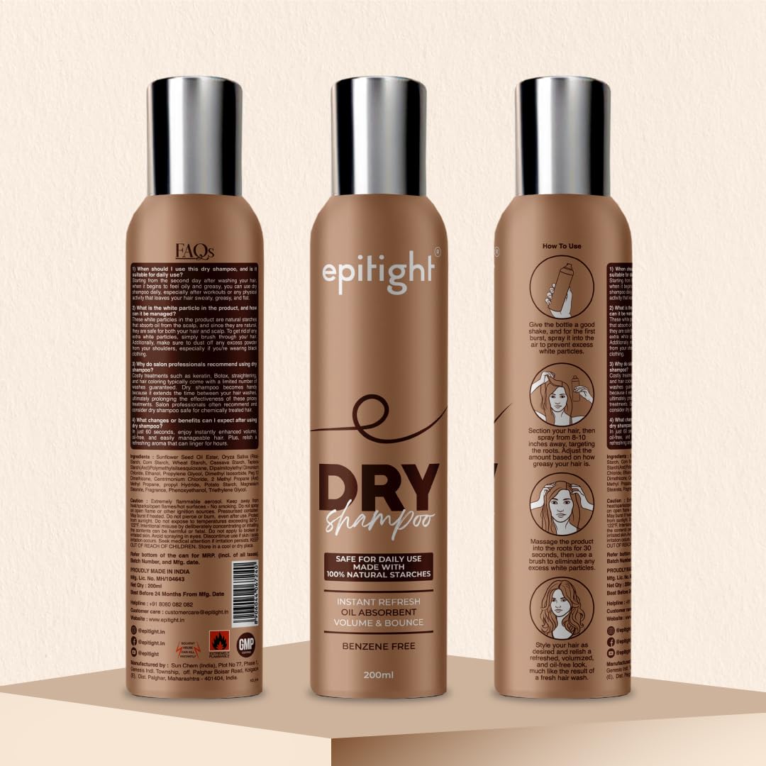 Epitight Dry Shampoo 200ml