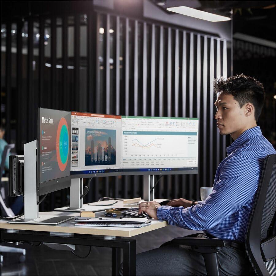 HP Elite Mini 800 G9 Desktop Computer - Intel Core i5 14th Gen i5-14500T - vPro Technology - 32 GB - 512 GB SSD - Desktop Mini