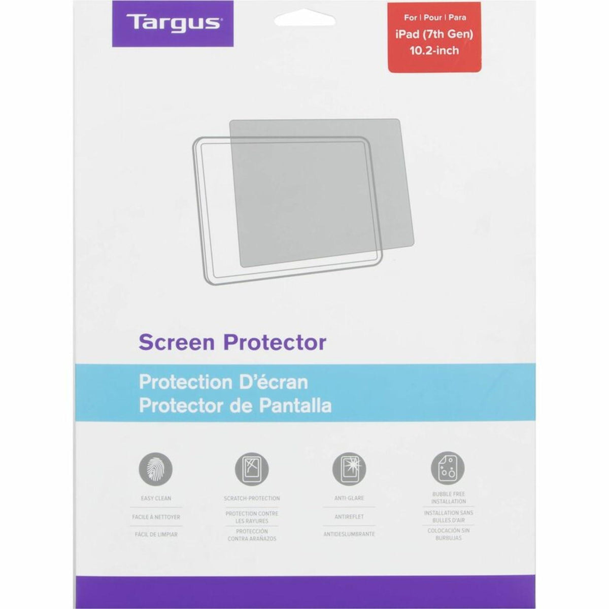 Targus AWV102GL Scratch-Resistant Screen Protector for iPad (7th gen.) 10.2"