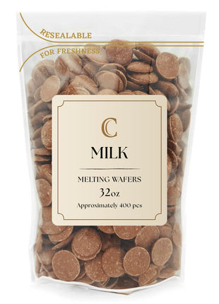 K Chocolate Melting Wafers Bulk Perfect For Dipping, Deserts, Baking And More (2 Pound, Milk)