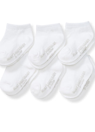 Burt's Bees Baby Baby Socks Ankle or Crew Height Made with Soft Organic Cotton - 6 Packs With Non-Slip Grips for Babies and Newborn Babies