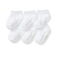 Burt's Bees Baby Baby Socks Ankle or Crew Height Made with Soft Organic Cotton - 6 Packs With Non-Slip Grips for Babies and Newborn Babies