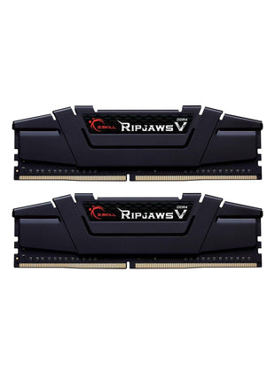 G.SKILL RipjawsV Series DDR4 RAM (XMP) 16GB (2x8GB) 3200MT/s CL16-18-18-38 1.35V Intel AMD Desktop Computer Memory U-DIMM - Black (F4-3200C16D-16GVKB)
