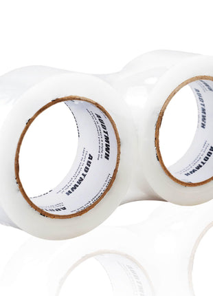AUDTMWH Packing Tape Refills, Clear, Packaging Tape Heavy Duty Designed for Moving, Shipping and Packing, Mailing,1.88 inch x 60 yds, 2 Rolls