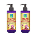 ASTABERRY Onion Shampoo For Hair Growth 300ml- Hair Fall Shampoo | Keeps Dryness away | Dandruff & Revitalizer | Goodness of 21 Herbal Extract & Essentials Oils | Pack 2,(2 x 300ml)