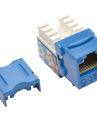 Tripp Lite N238-001-BL CAT-6/CAT-5E 110-Style Punch-Down Keystone Jack (Blue)