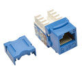 Tripp Lite N238-001-BL CAT-6/CAT-5E 110-Style Punch-Down Keystone Jack (Blue)