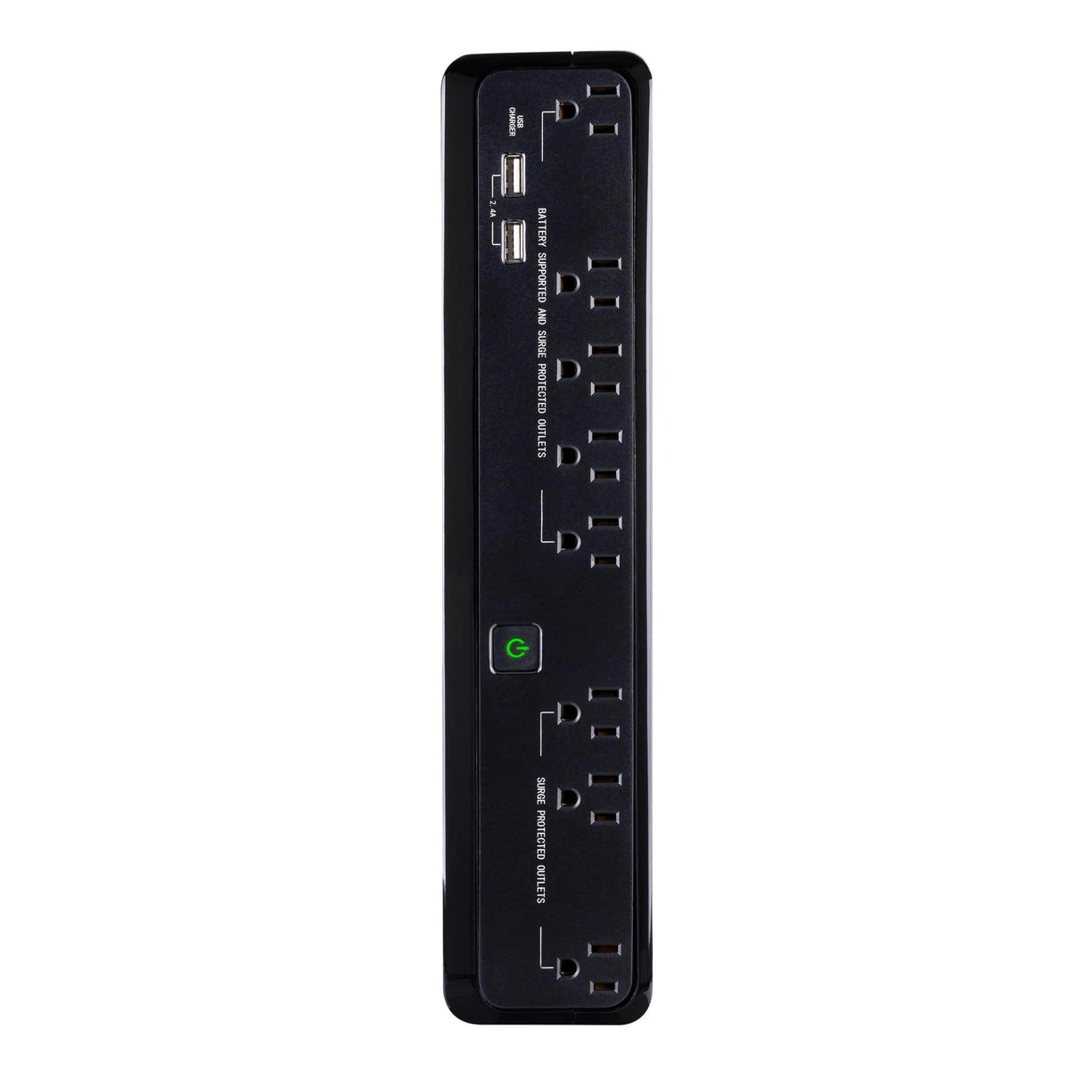 CyberPower SL700U Standby UPS System, 700VA/370W, 8 Outlets, Slim Profile, Black
