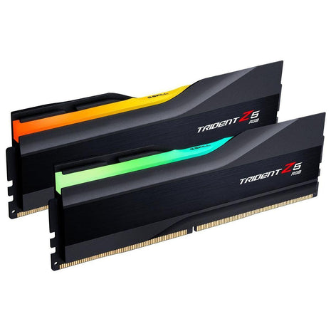 G.SKILL Trident Z5 RGB Series DDR5 RAM (Intel XMP 3.0) 32GB (2x16GB) 7200MT/s CL34-45-45-115 1.40V Desktop Computer Memory U-DIMM - Matte Black (F5-7200J3445G16GX2-TZ5RK)