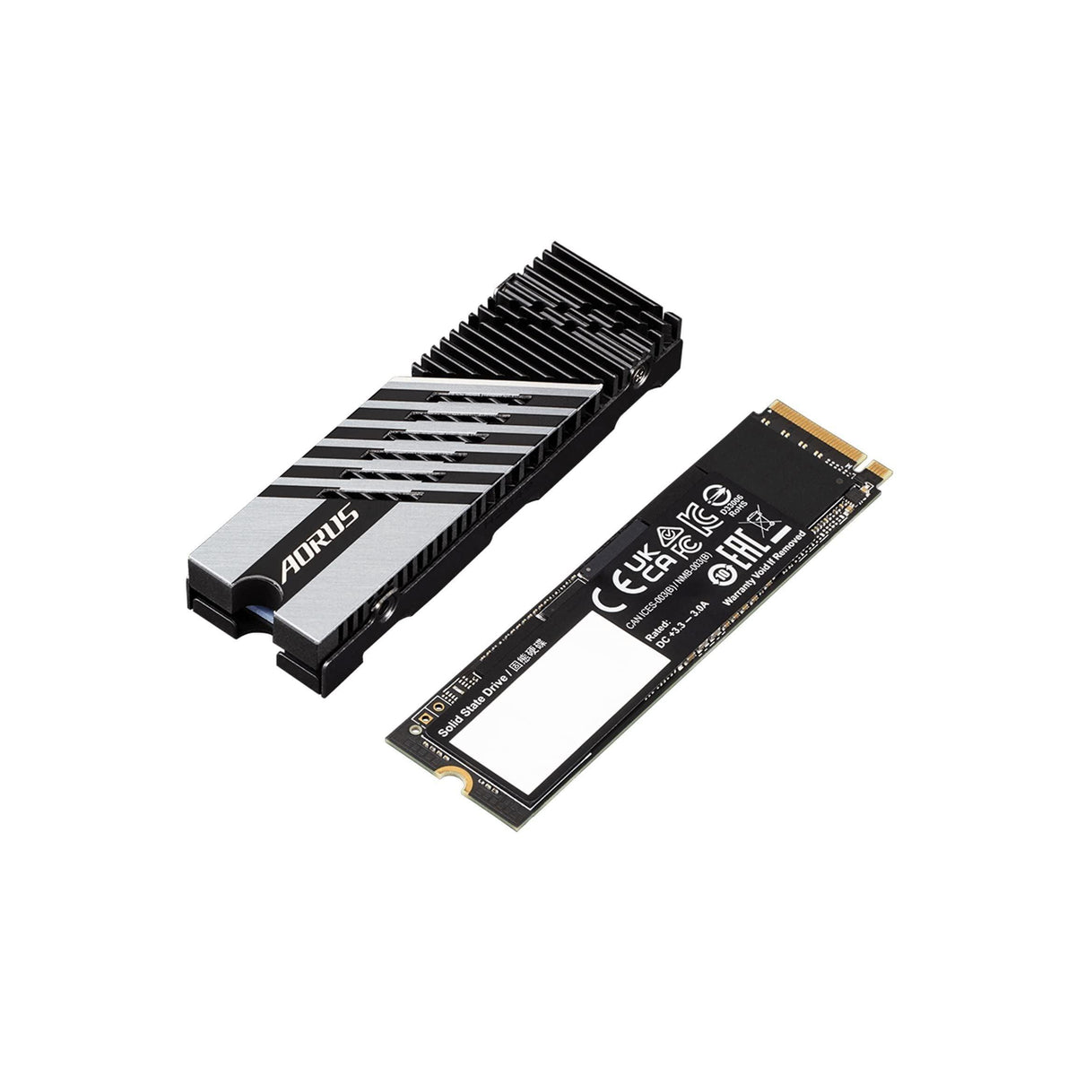 GIGABYTE AORUS Gen4 7300 SSD 1TB PCIe 4.0 NVMe M.2 Internal Solid State Hard Drive with Read Speed Up to 7300MB/s, Write Speed Up to 6000MB/s (AG4731TB)